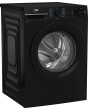 Beko BMN3WT3841B 8kg 1400 Spin RecycledTub Washing Machine - Black