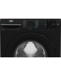 Beko BMN3WT3841B 8kg 1400 Spin RecycledTub Washing Machine - Black