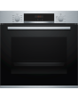 Bosch HBS573BS0B 59.4cm Built In Electric Single Oven with 3D Hot Air - Stainless Steel