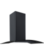 Culina CG90BKPF Curved Glass 90Cm Chimney Hood Black