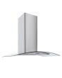Culina CG90SSPF Curved Glass 90Cm Chimney Hood S/S