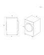 Hoover H-Dry 300 HLE C10DE-80 10kg Tumble Dryer