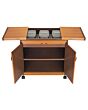 Teknix TK2HOSTT Food Trolley Teak