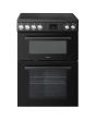 Teknix TKED64B Ceramic Double Oven Cooker 60Cm Black