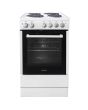 Teknix TKES54W/2 Solid Plate Single Oven Cooker White