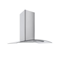 Culina CG90SSPF Curved Glass 90Cm Chimney Hood S/S