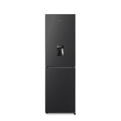 Teknix FFH1825WB/E Fridge Freezer F/F + Water Dispenser Black