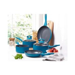 Teknix Induction Pan Set 5Pc Teal