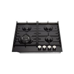 Teknix SCGH61B Gas Hob 60 cm Black Glass