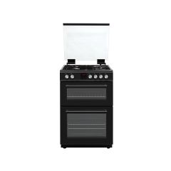 Teknix TKGD60B Double Oven Gas Cooker 60Cm Black