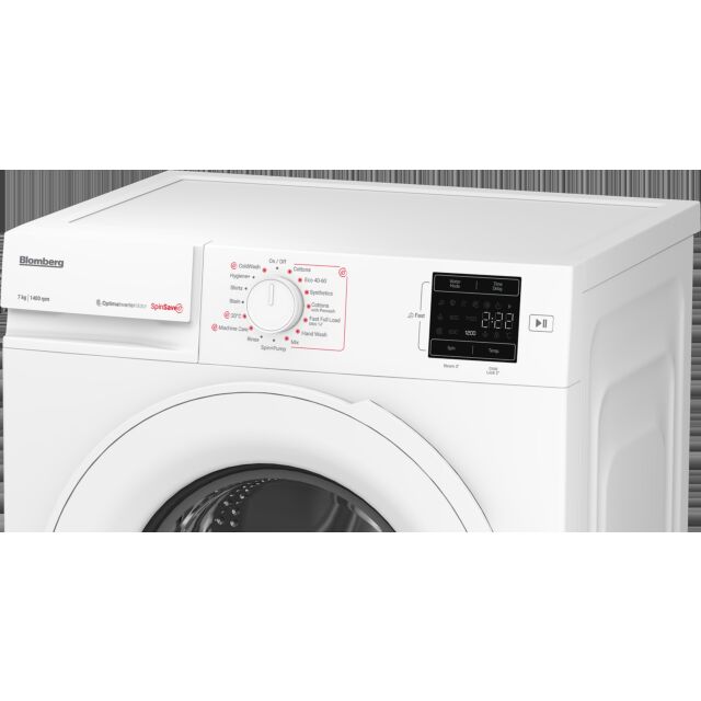 Blomberg LWA27461W 7kg 1400 Spin Washing Machine - White