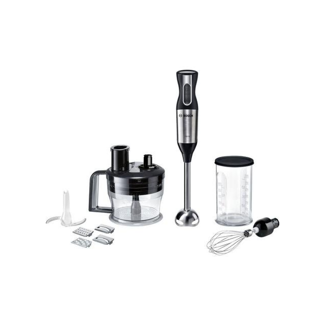 Bosch MSM6S90BGB ErgoMixx Hand Blender with Food Processor 750W - Black & Silver