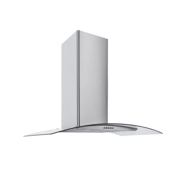 Culina CG60SSPF Chimney Hood Curved Glass 60Cm S/S