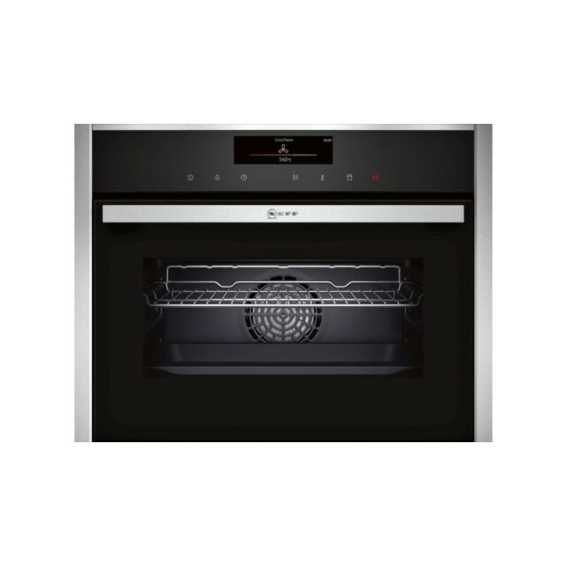 Neff C18FT34N0B Built In Compact Steam Oven Stainless Steel