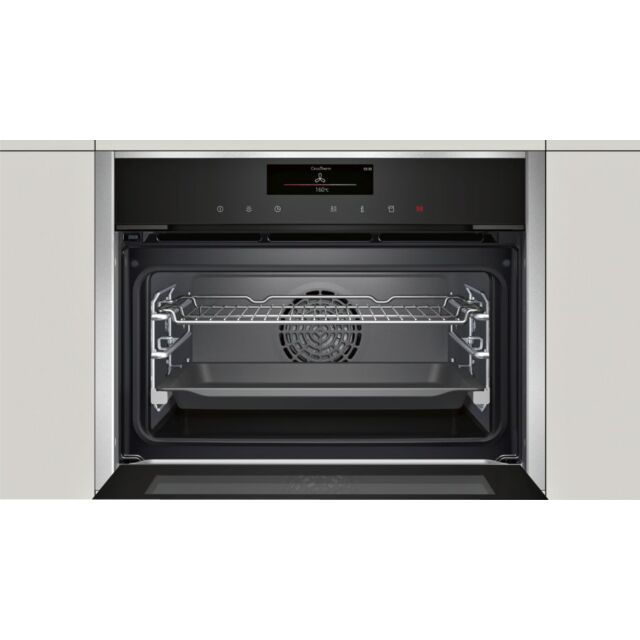 Neff C18FT34N0B Built In Compact Steam Oven Stainless Steel