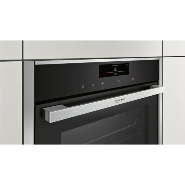 Neff C18FT34N0B Built In Compact Steam Oven Stainless Steel