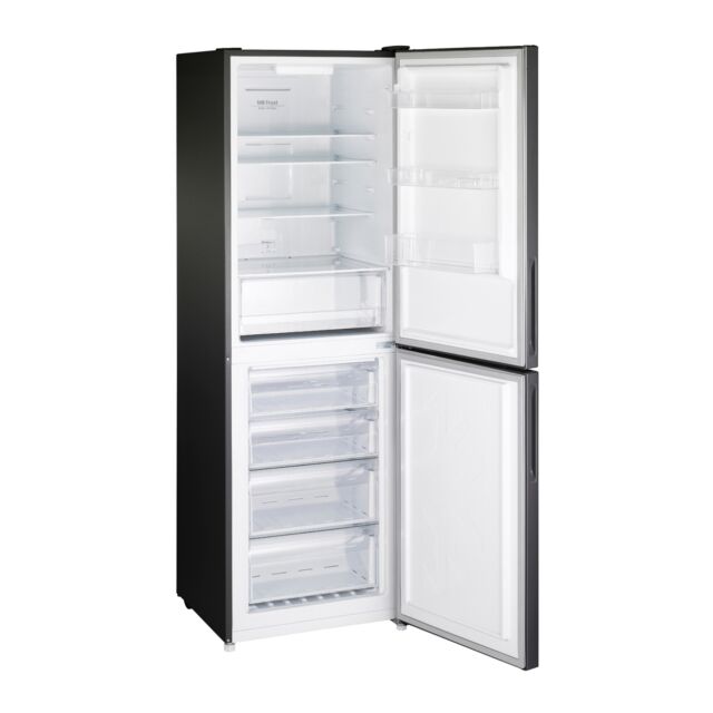 Teknix FF1860B/E Fridge Freezer Frost Free 60Cm Black