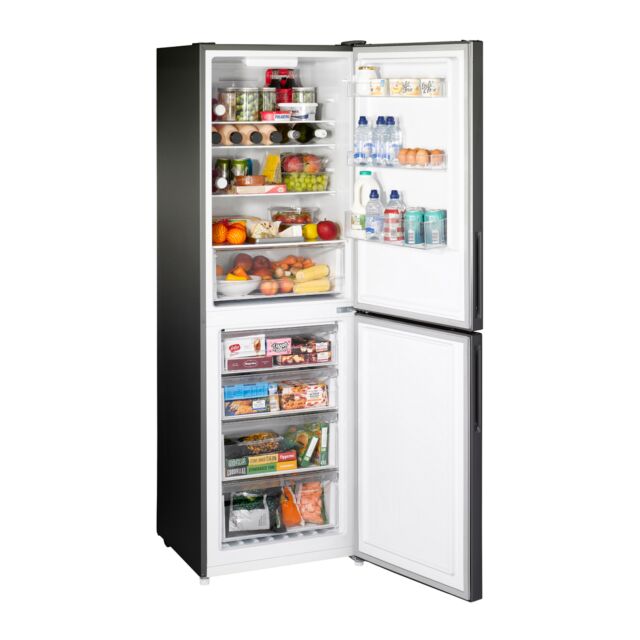Teknix FF1860B/E Fridge Freezer Frost Free 60Cm Black
