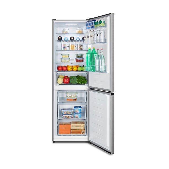 Teknix FFH1860X Fridge Freezer 60Cm Digital Display S/S