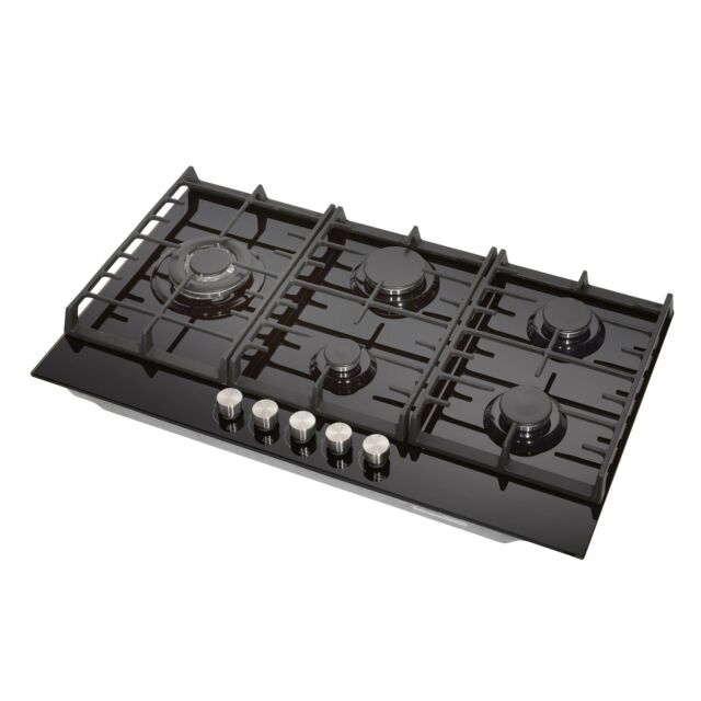 Teknix SCGH91B Gas Hob 90 cm - Black
