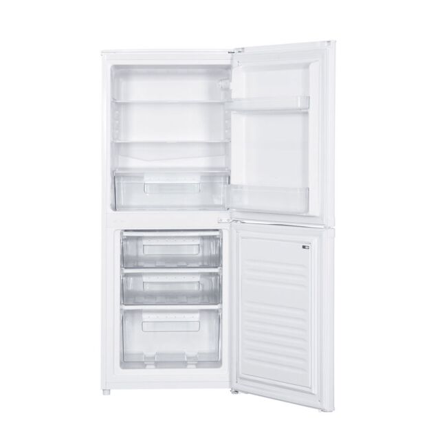 Teknix STF1365W 55Cm Static Fridge Freezer White