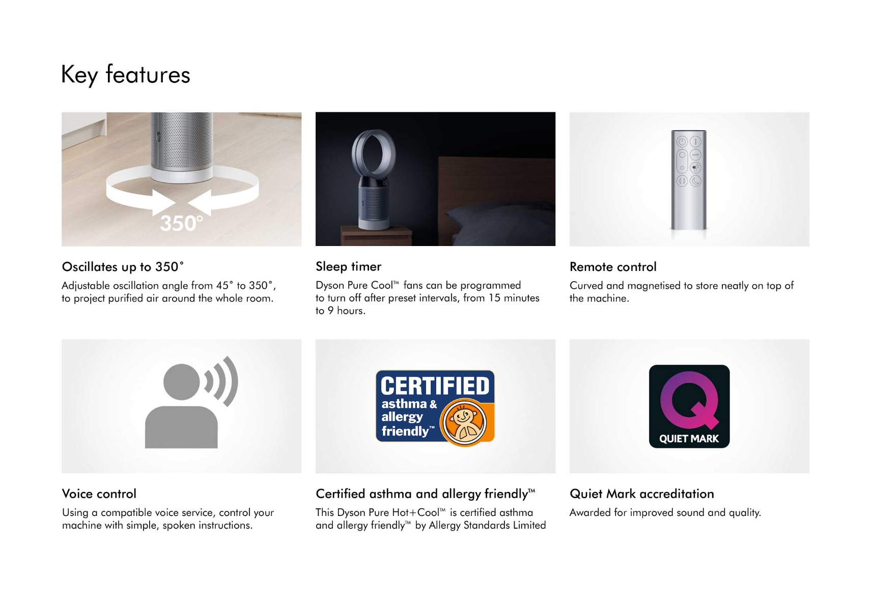Dyson DP04 Key Features